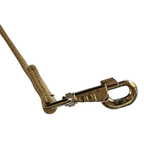 Horse Training Lunge Line with Alloy Trigger Buckle for Accurate Equestrian Training of 32.8 ft (32.8feet / Grayish White)
