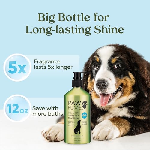PAWFUME Dog Shampoo and Conditioner (Shampoo & Conditioner Blue Ribbon / Pack of 1)