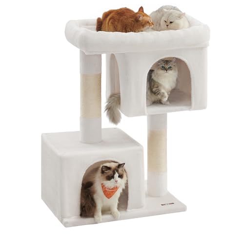Cat Tree 40.6 (XL (26.8"L x 18.9"W x 40.6"H) / Cream White)