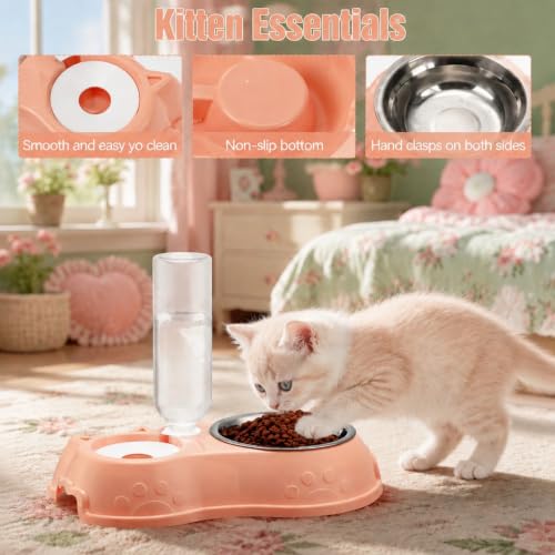 10 Pcs Kitten Starter Kit for Indoor (Classic / Medium / Pink Green)