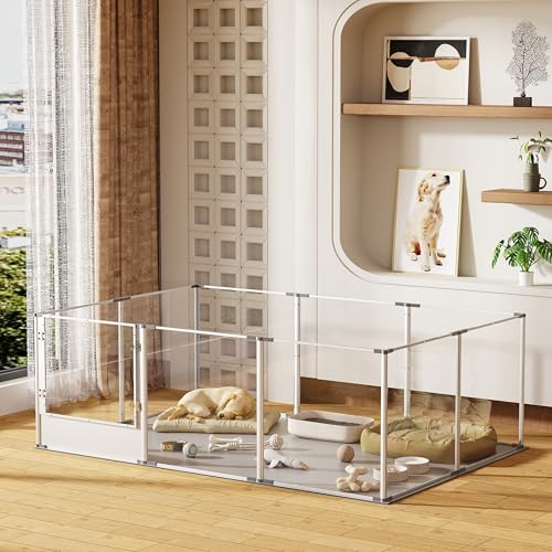 Clear Dog Playpen Fence