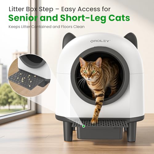 Self Cleaning Litter Box (White)
