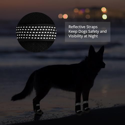 Dog Shoes for Hot Pavement Anti (Size 2: 1.77''x1.57''(L*W))