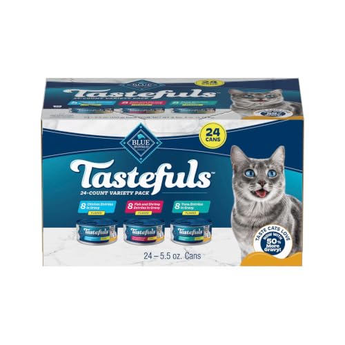 Tastefuls Variety Pack Flaked Wet Cat Food (5.5 Ounce (Pack of 24))