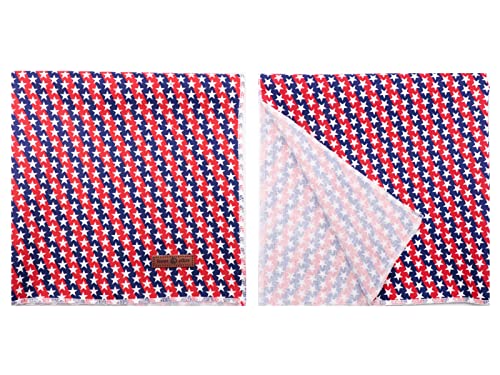 Dog Bandana 4th of July Fabric (Star / Small (Pack of 1))