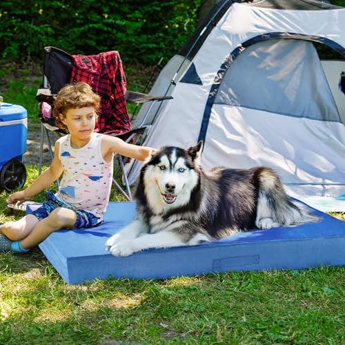 Cooling Dog Bed (Jumbo Plus / Blue)