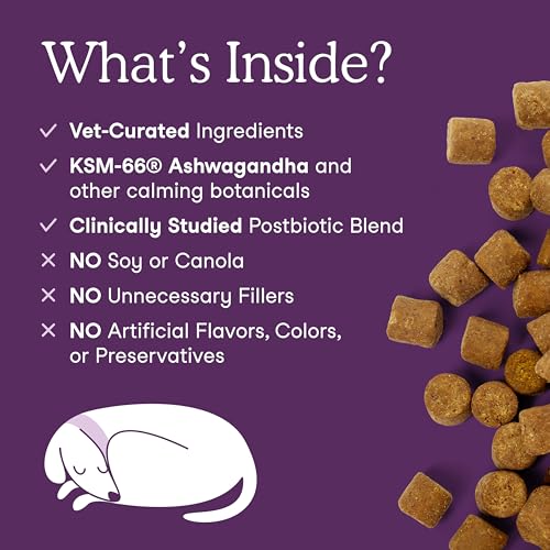 Calming Chews for Dogs with Ashwagandha (30 Chews)
