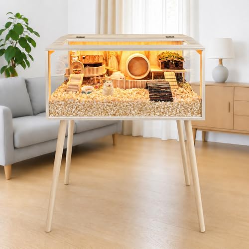 Hamster Cage Wooden Chew Proof (40.0"L x 20.0"W x 47.5"H)
