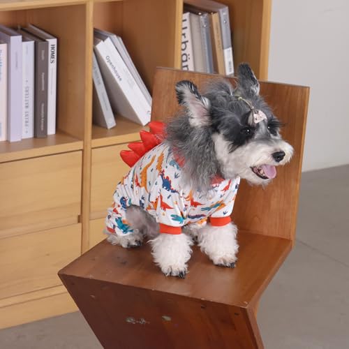 Dinosaur Costume Dog Pajamas (X-Small / Dinos#2)