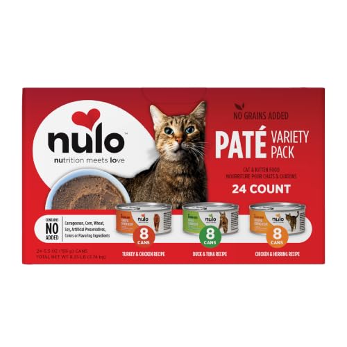 Variety Flavors Pate Wet Canned Cat Food (5.5 Ounce (Pack of 24))