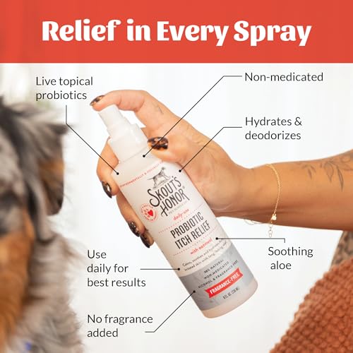 Probiotic Itch Relief Spray for Dogs (Pack of 2 / Itch Relief Spray)