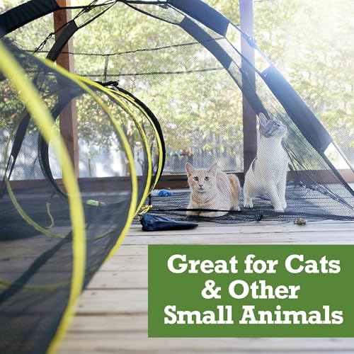 Kitty Compound Outdoor Cat Enclosure and Tunnel (Kitty Compound Play House)