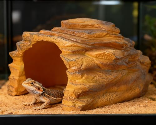 Resin Reptile Hideout (Large Size ( Yellow))