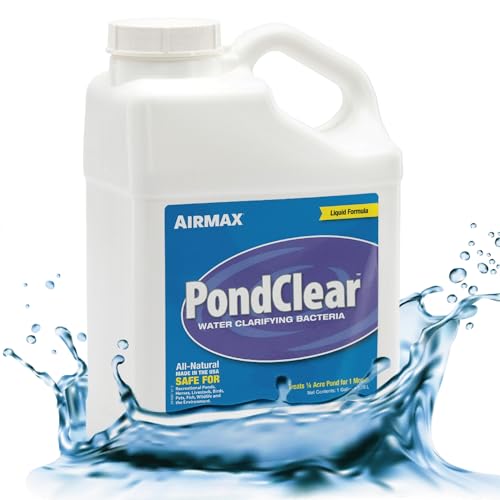 PondClear Liquid Bacteria Water Clarifier for Ponds & Lakes (128 Fluid Ounces)