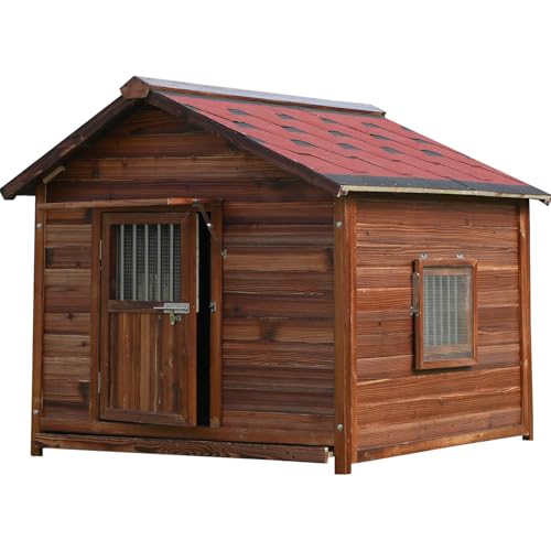 Outdoor Dog House (As Picture / XL-38.58''(D)X30.70''(W)X36.61''(H))