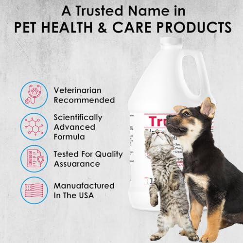 Truseb Chlorhexidine Shampoo for Dogs Cats & Horses with Aloe Vera