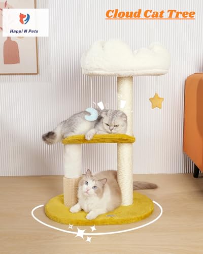 Cloud Cat Tree (31.5" with Scratching Posts)