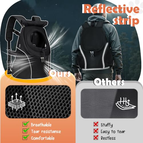 Pet Dog Carrier Backpack with Windows (Black 2.0)