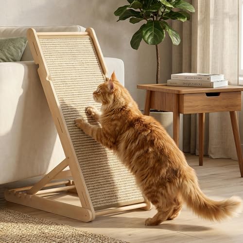 Sisal Cat Scratcher (23.6"L x 13.7"W x 31"H)