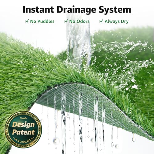 Artificial Grass Pee Pads for Dogs Puppy Potty Training to Pee and Poop (18" x 28")