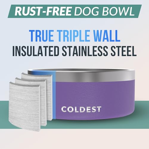 Coldest Dog Bowl (100 oz / Galaxy Purple)