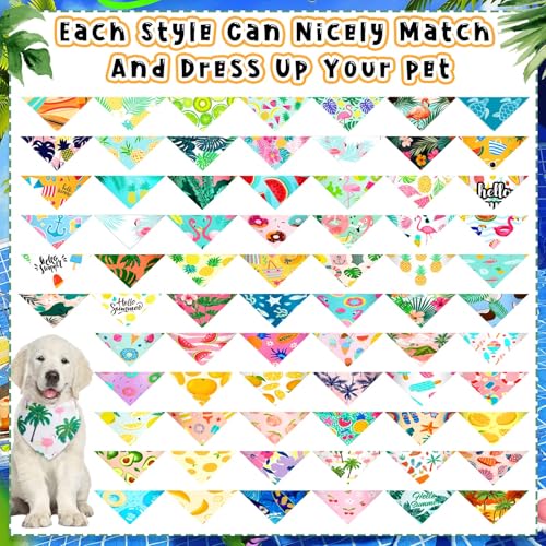 72 Pack Summer Bandanas