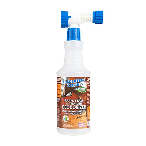 Barn, Stall, or Horse Trailer Deodorizer, Natural-Based Cleaning Spray (32oz) (32 Fl Oz (Pack of 1))