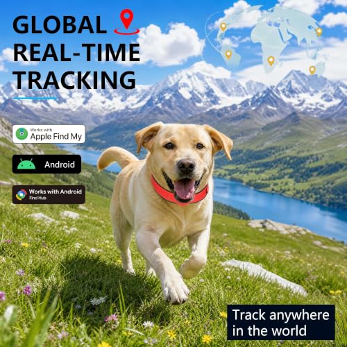 GPS Tracker for Dogs (Orange / S(8.5''-13''))
