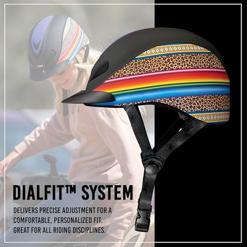 Dynasty Ultralight Horse Riding Helmet (Leopard/Serape/Aztec / Small)