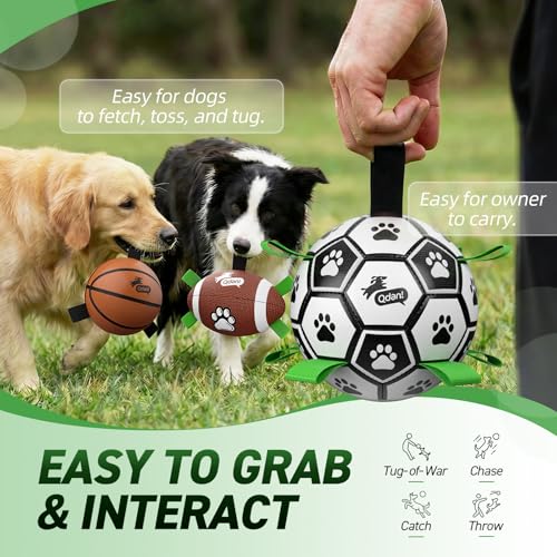 Dog Soccer Ball Football Basketball Set (Soccer Football Basketball Set / 3 Pack)