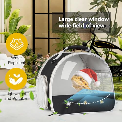 Bearded Dragon Travel Carrier (Black)
