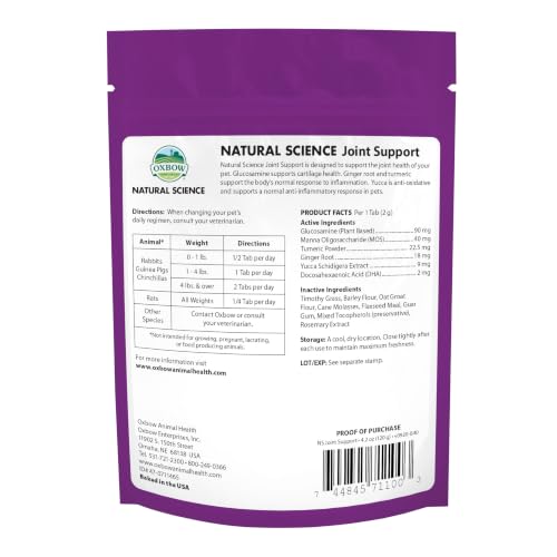 Natural Science Joint Supplement for Rabbits & Guinea Pigs (4.2 Ounce (Pack of 1))