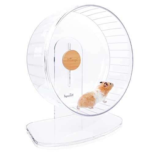 Super Silent Hamster Exercise Wheel (Extra Large / Transparent)