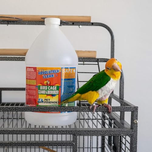 Amazing Bird Cage Cleaner and Deodorizer (128 Fl Oz (Pack of 4))