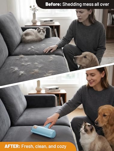 Pet Hair Remover Roller (B：blue)