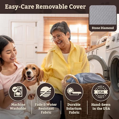 PET Products Lookout 1 Dog CAR SEAT (Stone Diamond / Medium)