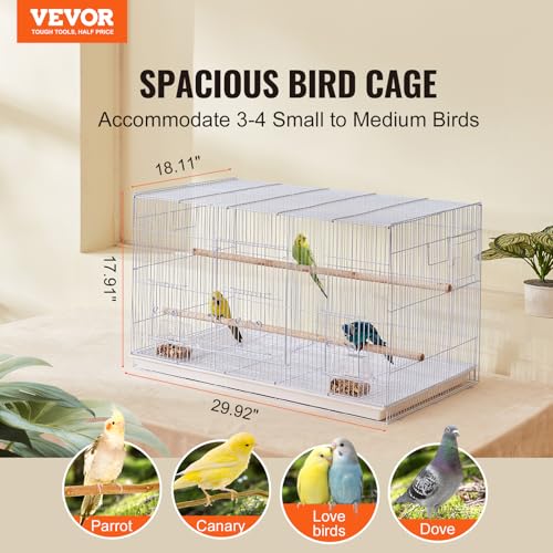 30 inch Flight Bird Cage (White)