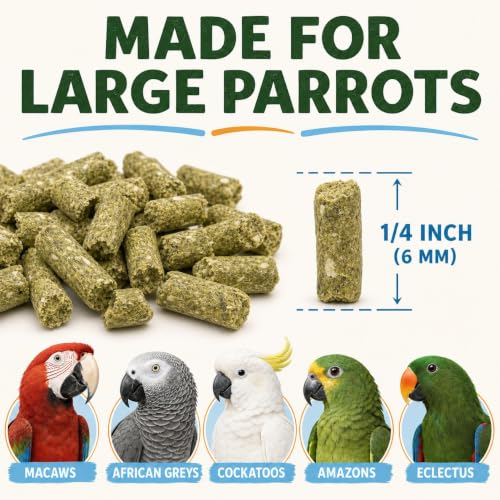 TOP's Large Parrot Pellets 25 lb (Large Pellets / 25 Pound (Pack of 1))