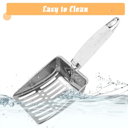 Cat Litter Scoop (M / Grey White)