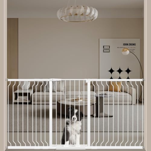 40.55" Extra Tall Baby Dog Pet Gate 73.62 (White / 73.62-80.70"/187-205cm)