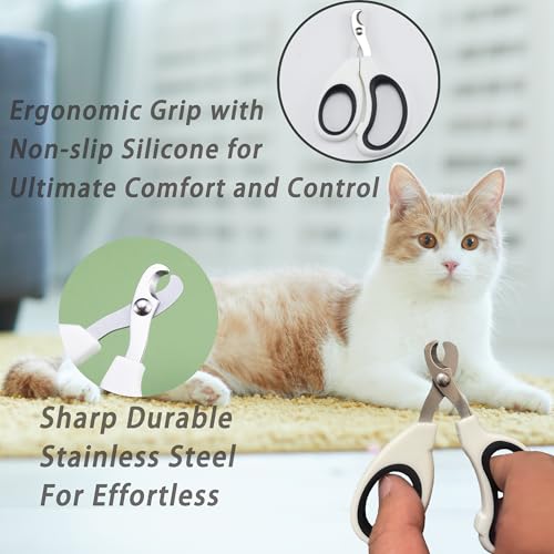 Cat Grooming Brush Kit 6 Tools (White)