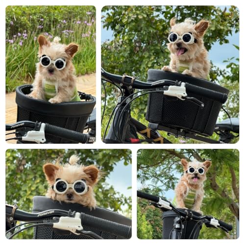 Dog Goggles for Small Breed UV (White / X-Small)