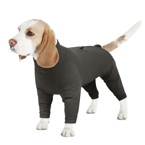 Adjustable Recovery Suit for Small Dogs (Grey / XS)