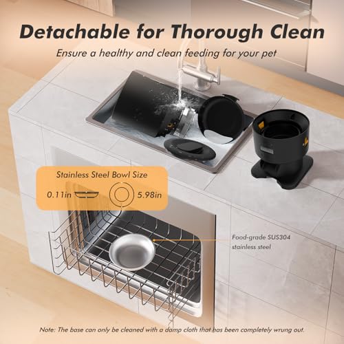 Automatic Cat Feeder (Black)
