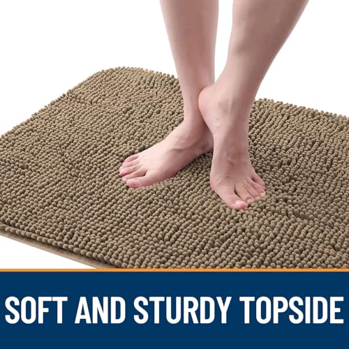Dog Door Mat for Muddy Paws 30x20 (Tan / 30" X 20")