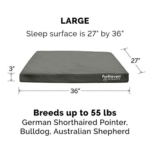 Water Resistant Cooling Gel Dog Bed for Large
