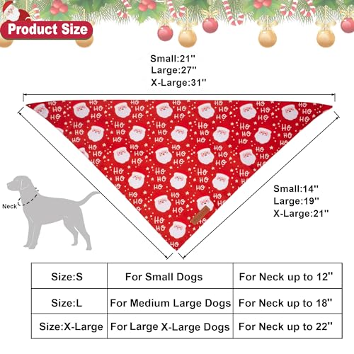 Christmas Dog Bandanas (Small / Christmas-2)