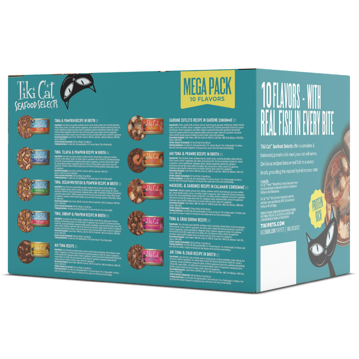 Tiki Cat Wet Cat Food Mega Pack (4.2 Pound (Pack of 1))