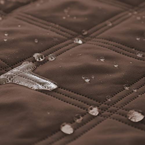 Waterproof Dog Bed Cover Pet Blanket with Anti (82x102 Inch (Pack of 1) / Chocolate)