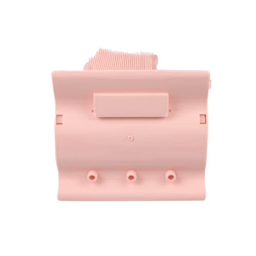 Cat Self Grooming Comb Brush with Catnip Wall Corner Groomer Brush Cats Face Scratchers for Indoor Dogs Fur pets (PINK)